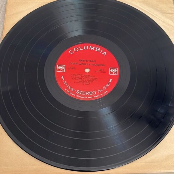 Bob Dylan “John Wesley Harding” 1967 Vinyl - Picture 5 of 5